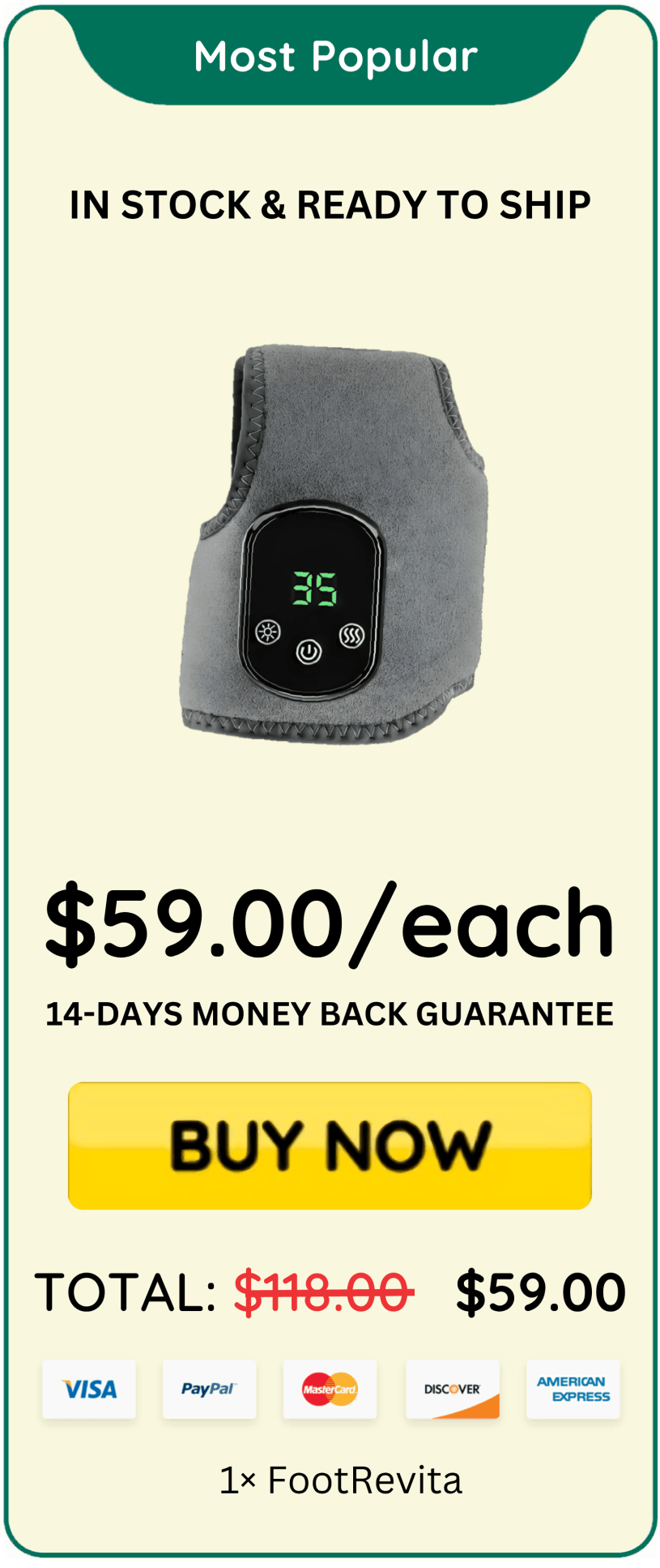 FootRevita offer price 