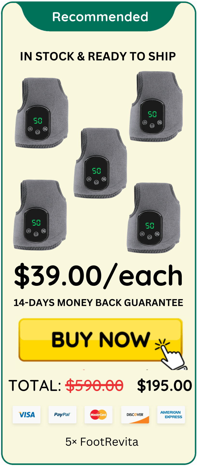 FootRevita offer price 